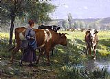Julien Dupre The Young Milkmaid